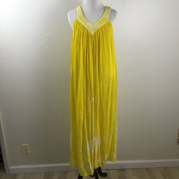 L'Pogee Yellow Maxi Tank Dress l - Picture 2 of 13